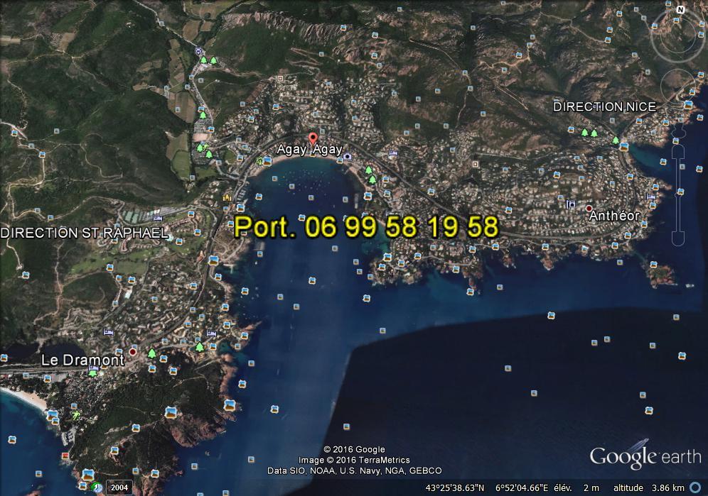 Bastidon Vue Mer Antheor-Cap-Roux Exterior photo